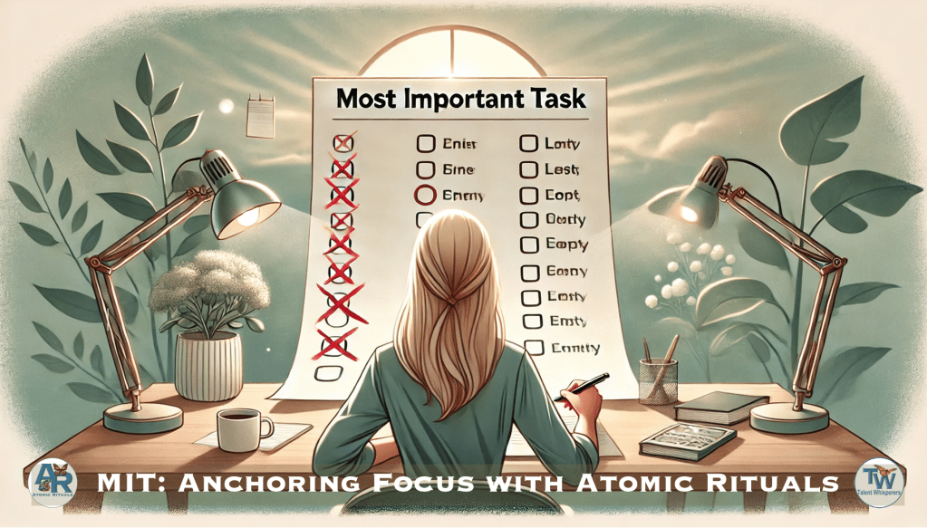 MIT Atomic Rituals to address the Most Important Task